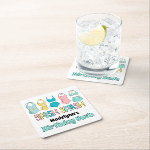 badpakken Zwempakken Zwembad Party Kartonnen Onderzetters