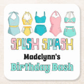  badpakken Zwempakken Zwembad Party Kartonnen Onderzetters (Voorkant)