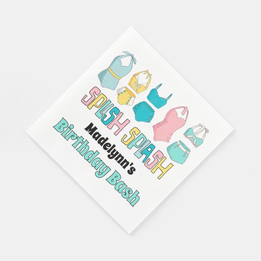 badpakken Zwempakken Zwembad Party Servet (Hoek)