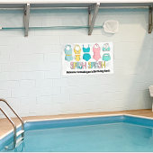 badpakken Zwempakken Zwembad Party Spandoek