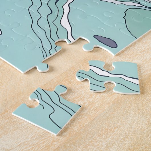 badplaats legpuzzel (Zijkant)