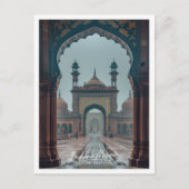 Badshahi Moskee in Lahore Kunst reis beroemde plaa Briefkaart (Voorkant)