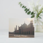 Badshahi Mosque Lahore Pakistan Postcard Briefkaart (Staand voorkant)