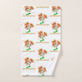 Badstoelensets uit champignon bad handdoek (Handdoek)