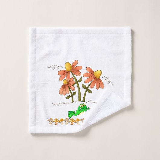 Badstoelensets uit champignon bad handdoek (Wasdoekje)