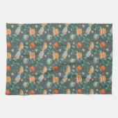 Badstof met speelse vossen Handdoek (Horizontaal)
