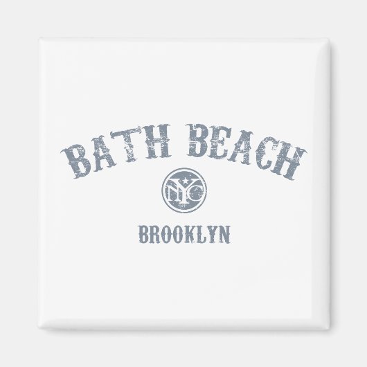 badstrand magneet (Voorkant)