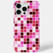 Badtegels, Roze Mozaïek Tegels, Geometrisch Patroo Case-Mate iPhone Case (Achterkant)