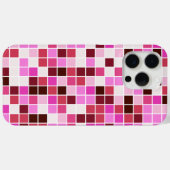 Badtegels, Roze Mozaïek Tegels, Geometrisch Patroo Case-Mate iPhone Case (Achterkant (horizontaal))