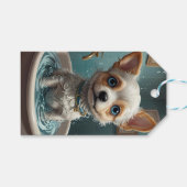 Badtijd Buddies dieren in een bad Cadeaulabel (Voorkant (Horizontaal))