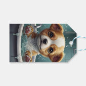 Badtijd Buddies dieren in een bad Cadeaulabel (Voorkant (Horizontaal))