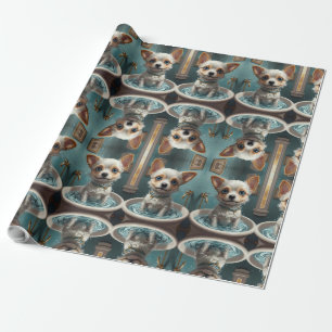 Badtijd Buddies dieren in een bad Cadeaupapier