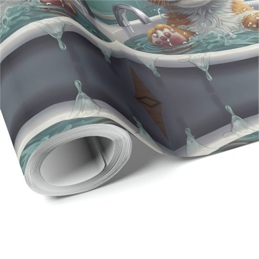 Badtijd Buddies dieren in een bad Cadeaupapier (Rol Hoek)