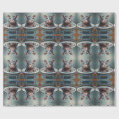 Badtijd Buddies dieren in een bad Cadeaupapier (Vlak)