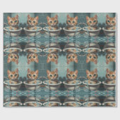 Badtijd Buddies dieren in een bad Cadeaupapier (Vlak)