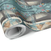 Badtijd Buddies dieren in een bad Cadeaupapier (Rol Hoek)