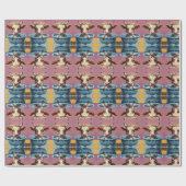 Badtijd Buddies dieren in een bad Cadeaupapier (Vlak)