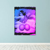 "Badtijd" Canvas Afdruk (Insitu (Houten vloer))