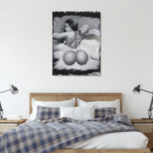 "Badtijd" Canvas Afdruk
