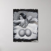 "Badtijd" Canvas Afdruk (Voorkant)