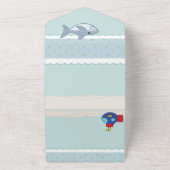 Badtijd Fancy All-in-One uitnodiging (Buitenkant)