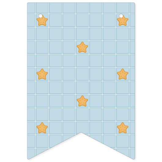 Badtijd Fancy Bunting Banner (Eerste vlag)