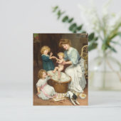 Badtijd in baby | Arthur John Elsley Briefkaart (Staand voorkant)
