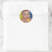 badtijd ronde sticker (Tas)