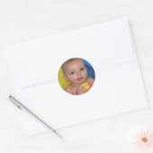 badtijd ronde sticker (Envelop)