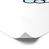 Badtijd Schattige Kawaii Bad Poster (Hoek)