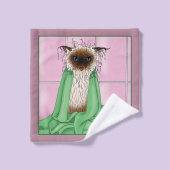 Badtijd Siamese kat Bad Handdoek (Wasdoekje)