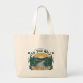 badtijdverraad grote tote bag (Voorkant)