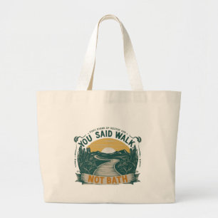badtijdverraad grote tote bag