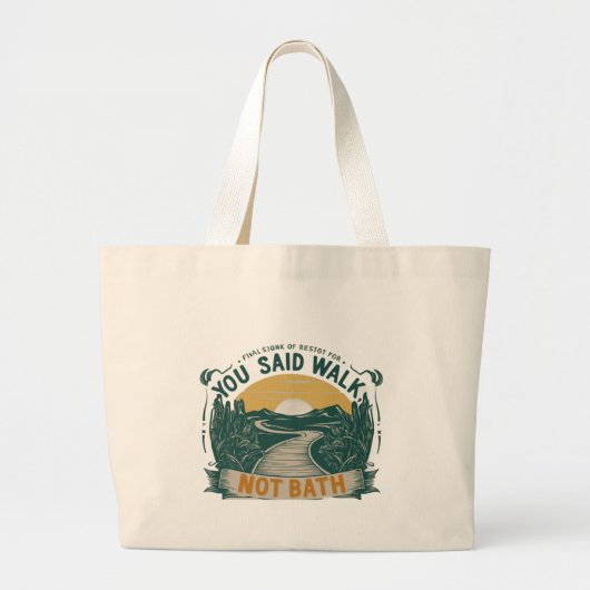 badtijdverraad grote tote bag (Voorkant)