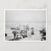 baduur op de strand briefkaart (Voorkant)