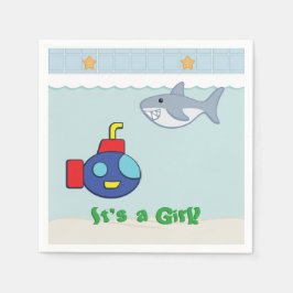 Badvertijd Fantasieën Baby Shower Servetten