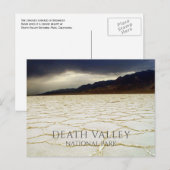 Badwater Basin Dearh Vatley NP, Californië. Briefkaart (Voorkant / Achterkant)