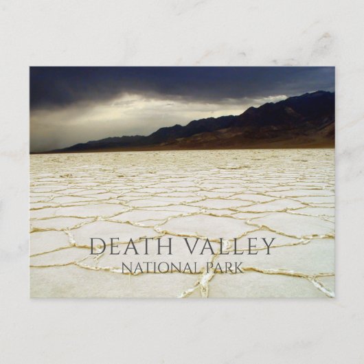 Badwater Basin Dearh Vatley NP, Californië. Briefkaart (Voorkant)