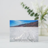 Badwater Basin, Death Valley, Californië Briefkaart (Staand voorkant)