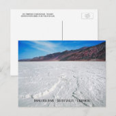 Badwater Basin, Death Valley, Californië Briefkaart (Voorkant / Achterkant)