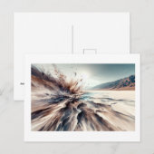 Badwater Basin in Death Valley, Briefkaart (Voorkant / Achterkant)