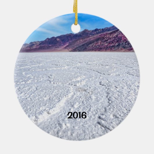 Badwater Keramisch Ornament (Achterkant)