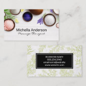 Badzout en kruiden visitekaartje (Voorkant / Achterkant)