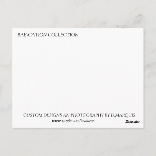 BAE- ACTIE #7 BRIEFKAART (Achterkant)