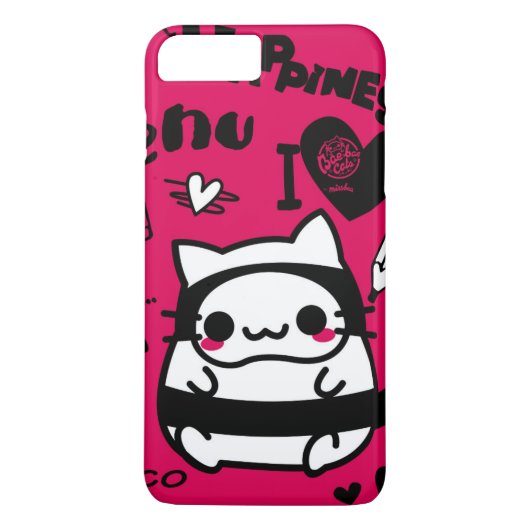 bae bae cats fucsia Case-Mate iPhone case (Achterkant)