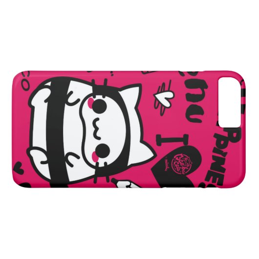 bae bae cats fucsia Case-Mate iPhone case (Achterkant (Horizontaal))