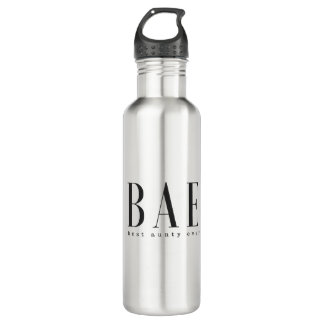 BAE beste zwart-witte logo ooit Waterfles