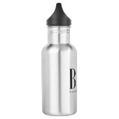 BAE beste zwart-witte logo ooit Waterfles (Links)