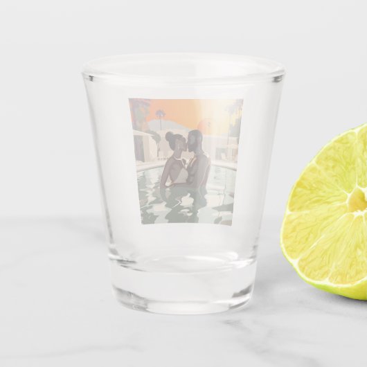 BAE-CATION #1 Shot glas (Achterkant)