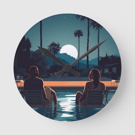 BAE-CATION #4 BRIEFKAART RONDE KLOK (Voorkant)